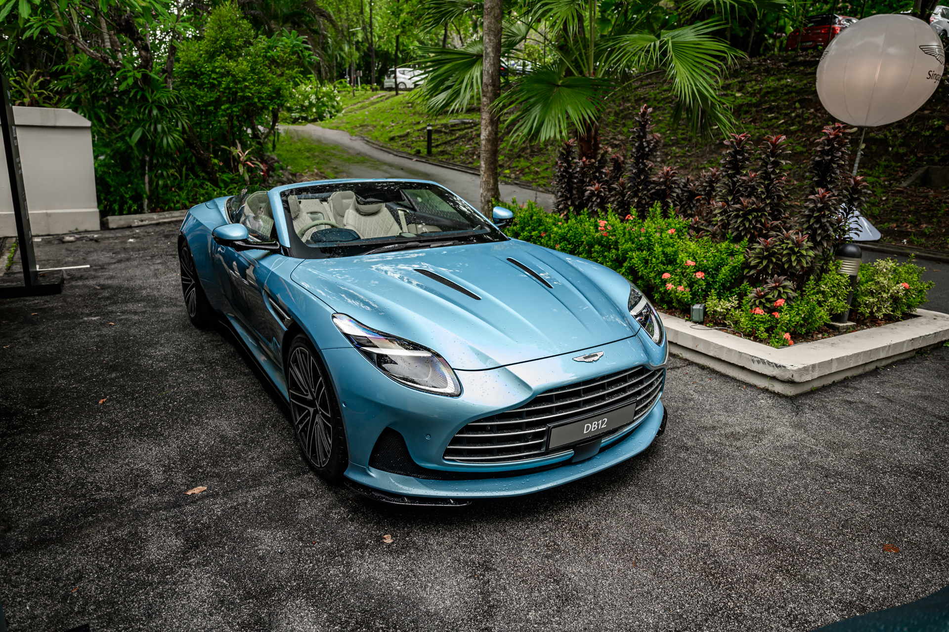 Aston Martin DB12 Volante Debuts in Singapore