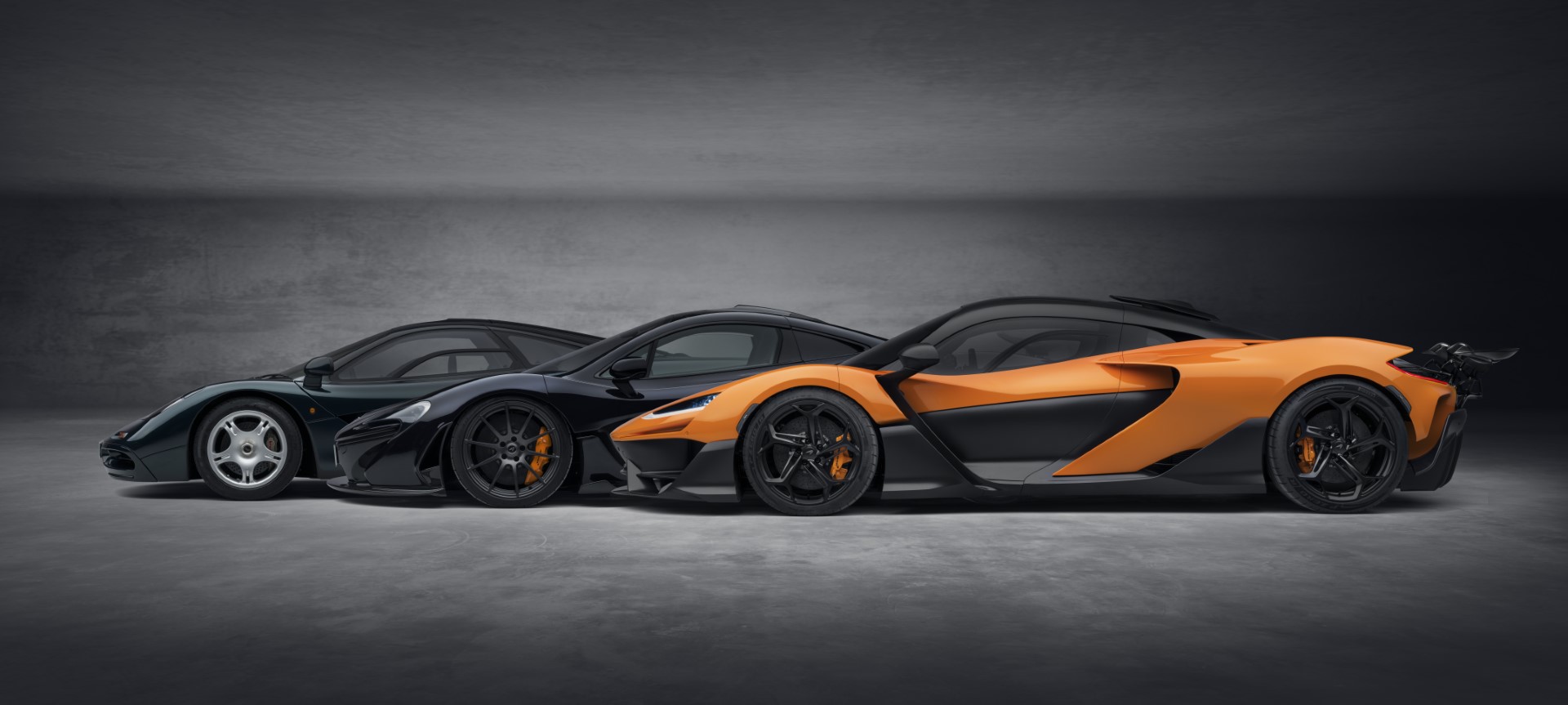Mclaren F1, P1 and W1