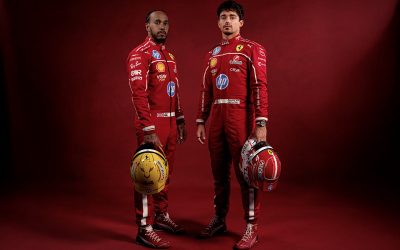 Scuderia Ferrari Unveils 2025 Race Suits with Lewis Hamilton And Charles Leclerc