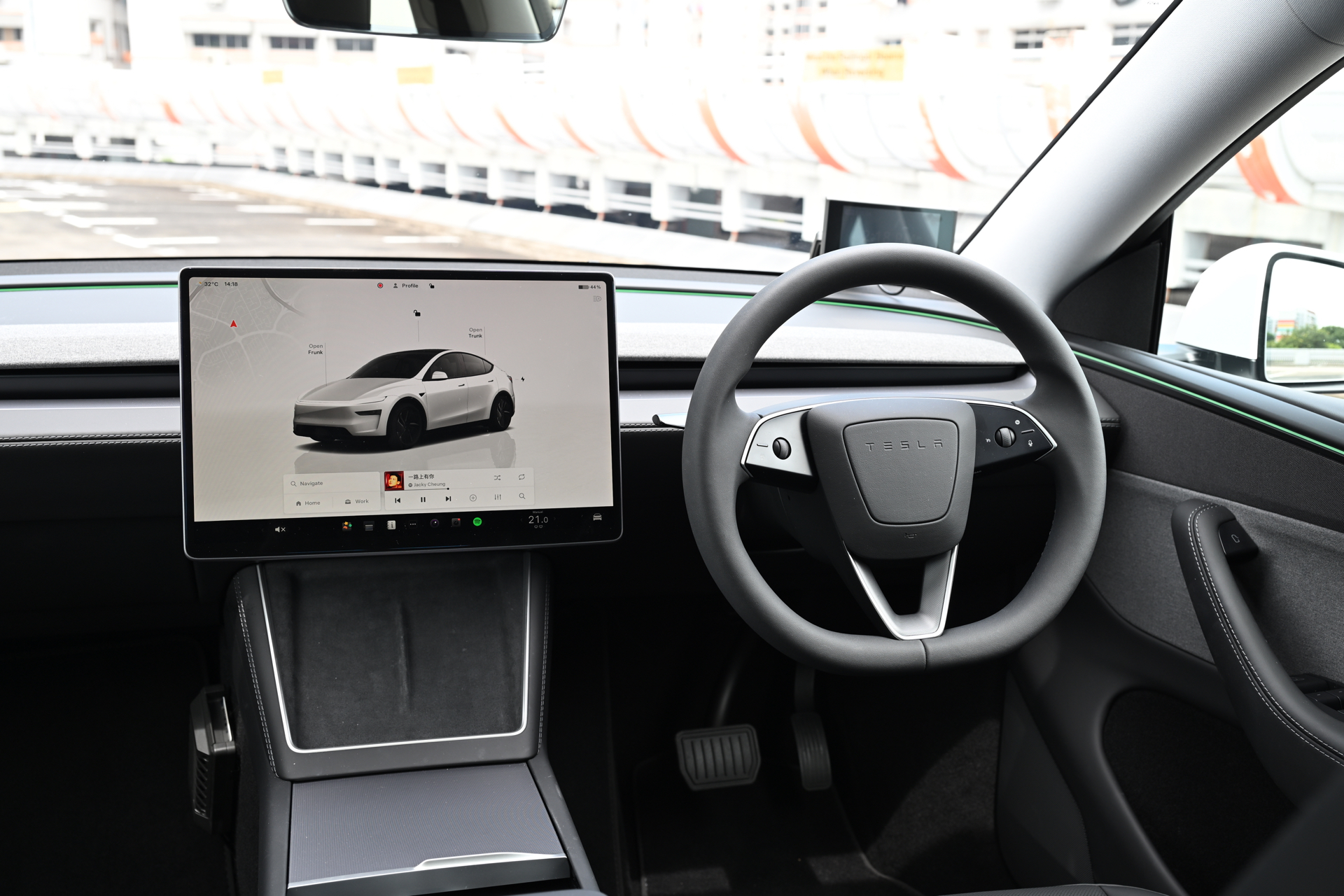Tesla Model Y cabin