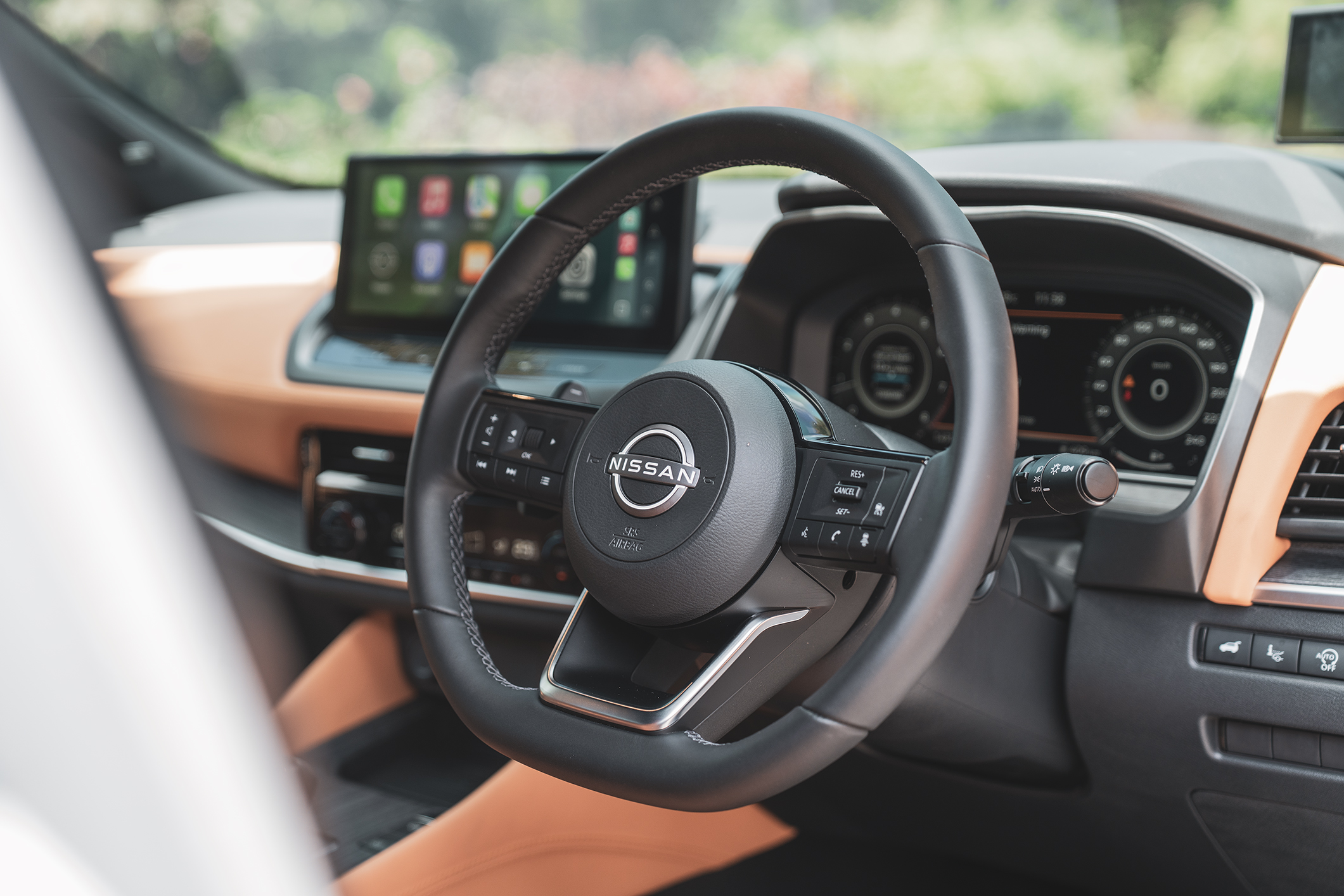 Nissan Qashqai steering wheel