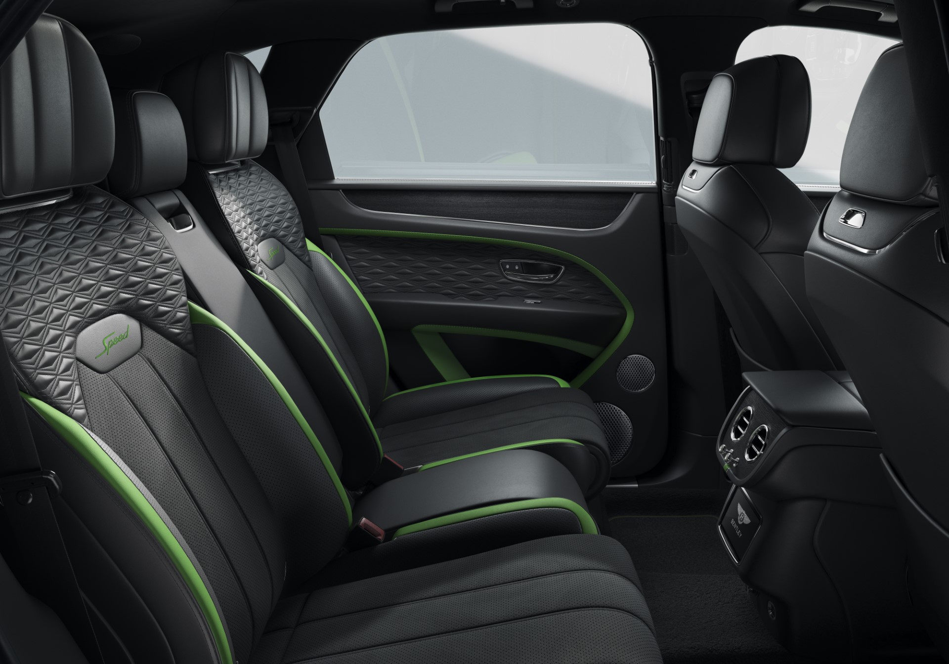 Bentley Bentayga Speed rear seats