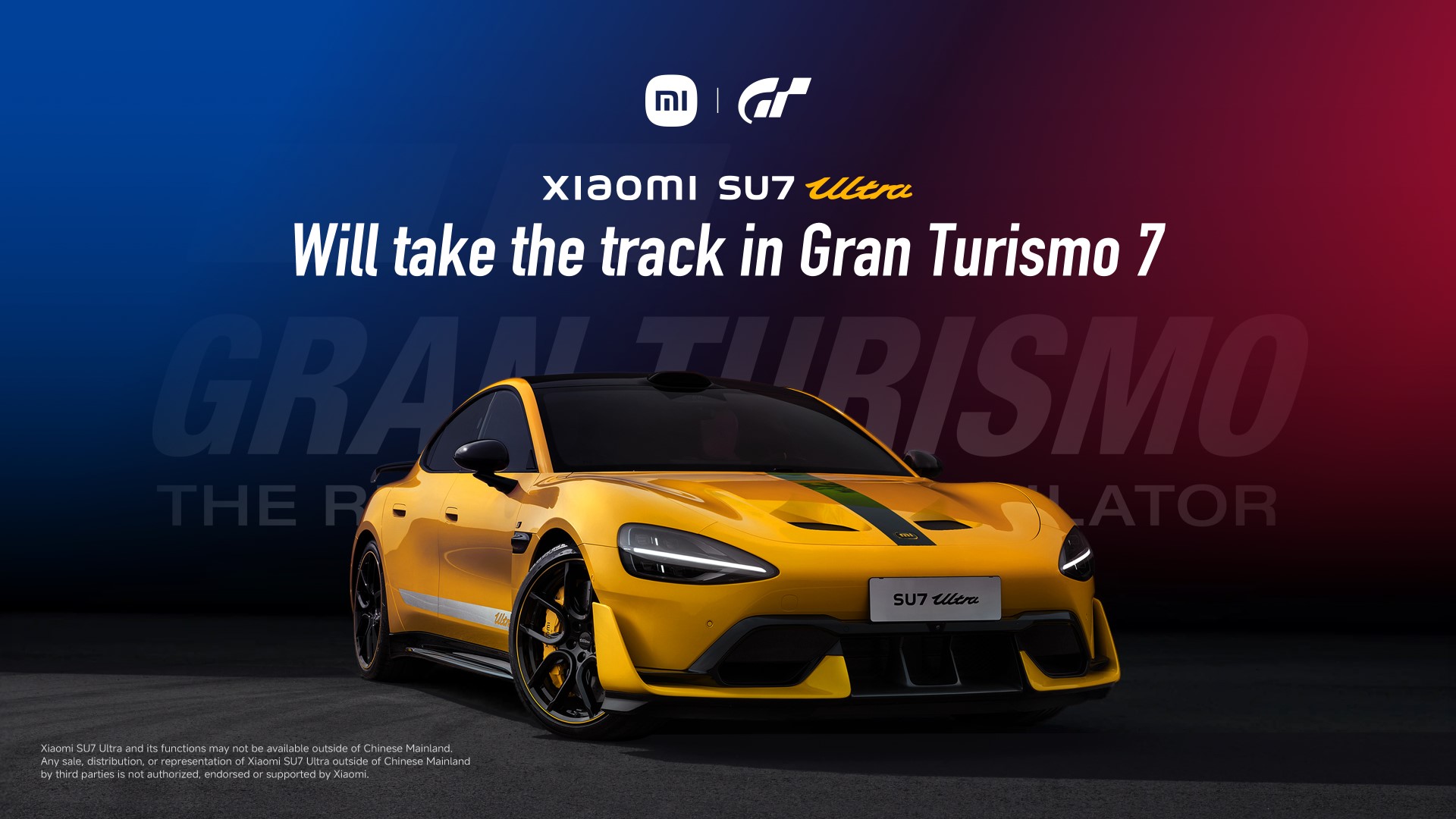 Xiaomi SU7 Ultra in Gran Turismo