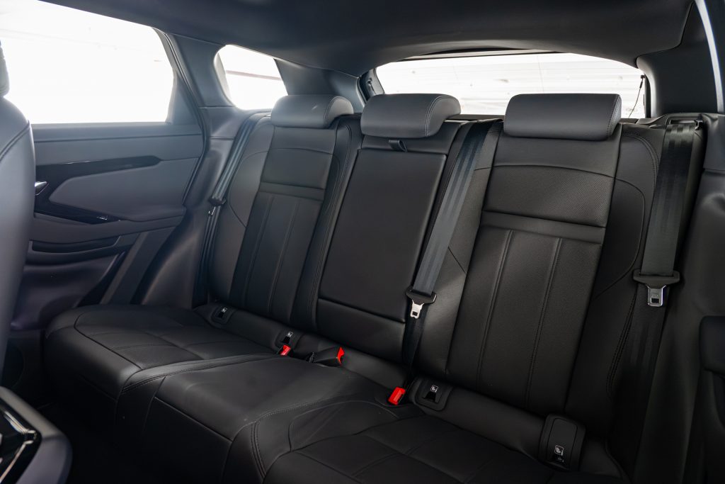 Range Rover Evoque rear seats