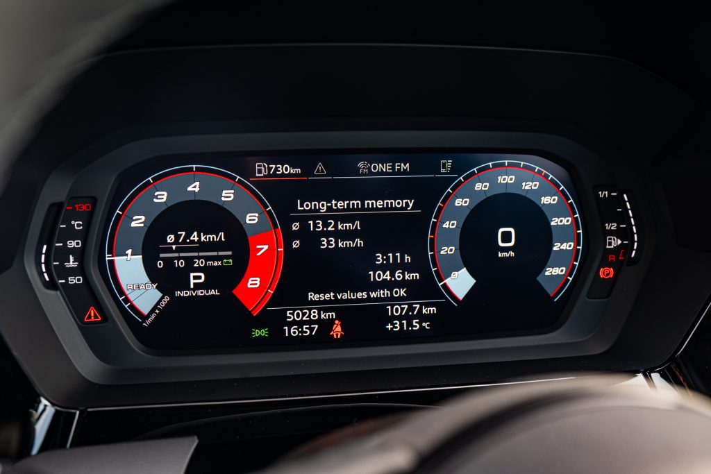 2025 Audi A3 Sportback instrument cluster