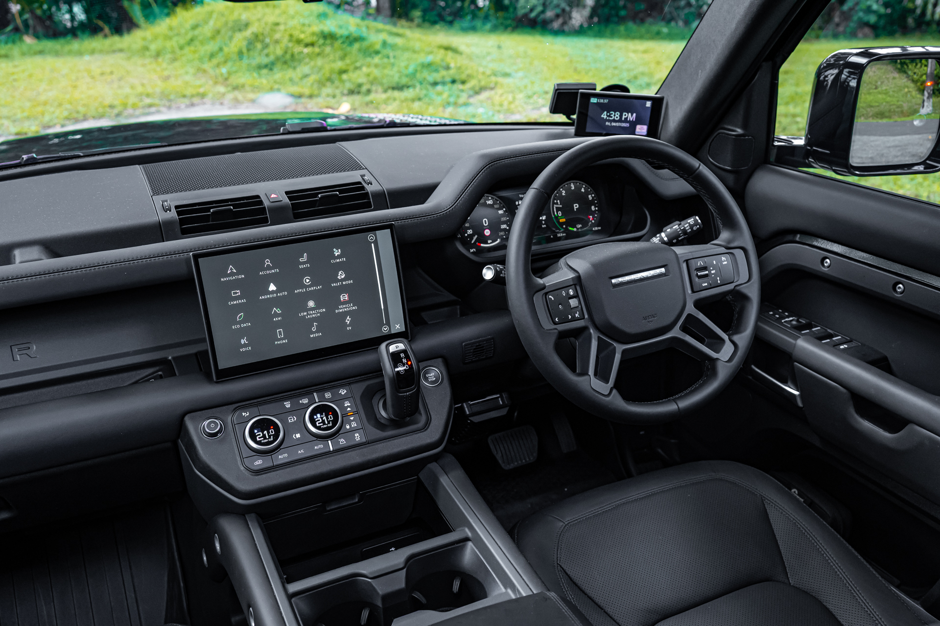 Land Rover Defender 110 PHEV cabin