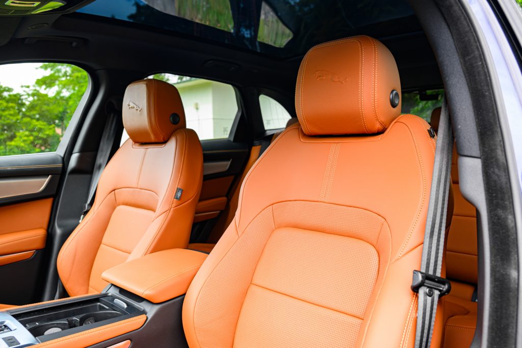 Jaguar F-Pace front seats