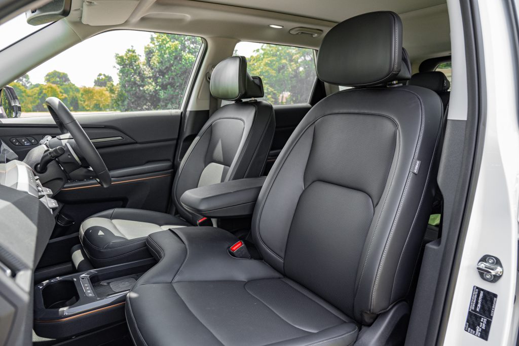 Kia EV5 front seats