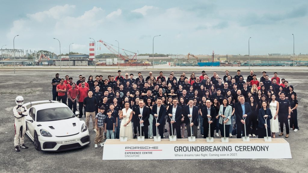 Porsche Experience Centre Singapore Groundbreaking ceremony