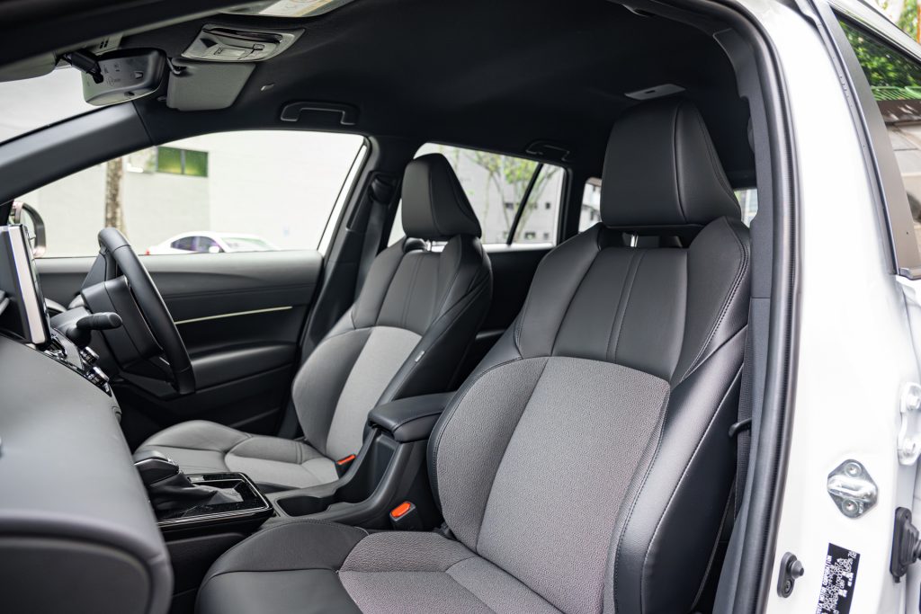 Toyota Corolla Cross Hybrid front seats