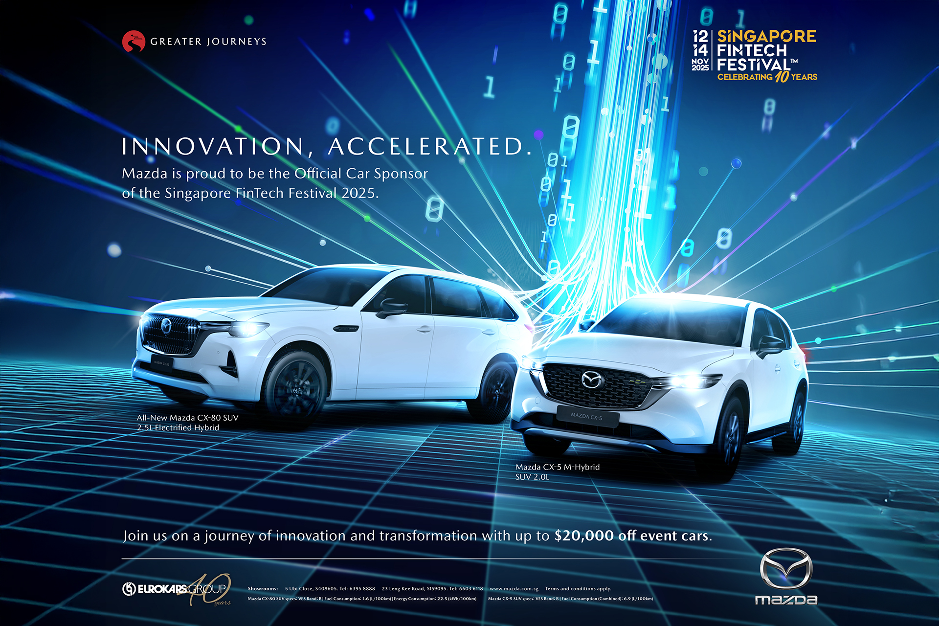 Singapore FinTech Festival Mazda official event car