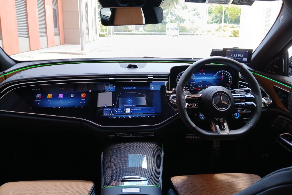 Mercedes-AMG E53 cabin