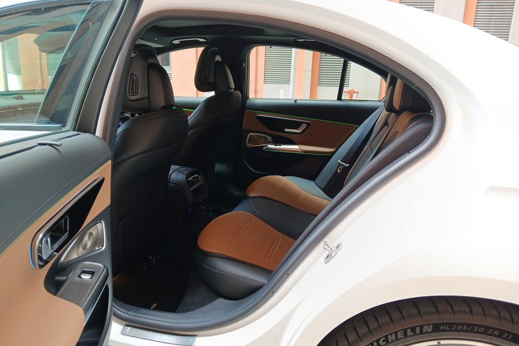 Mercedes-AMG E53 rear seats
