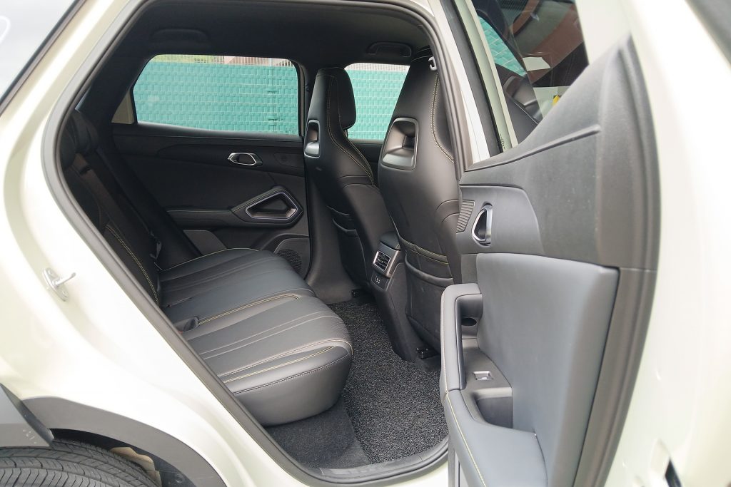 BYD Atto 2 rear seats