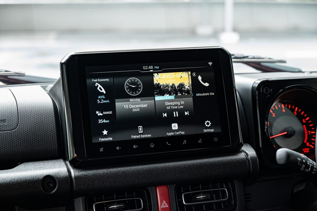 Suzuki Jimny infotainment screen