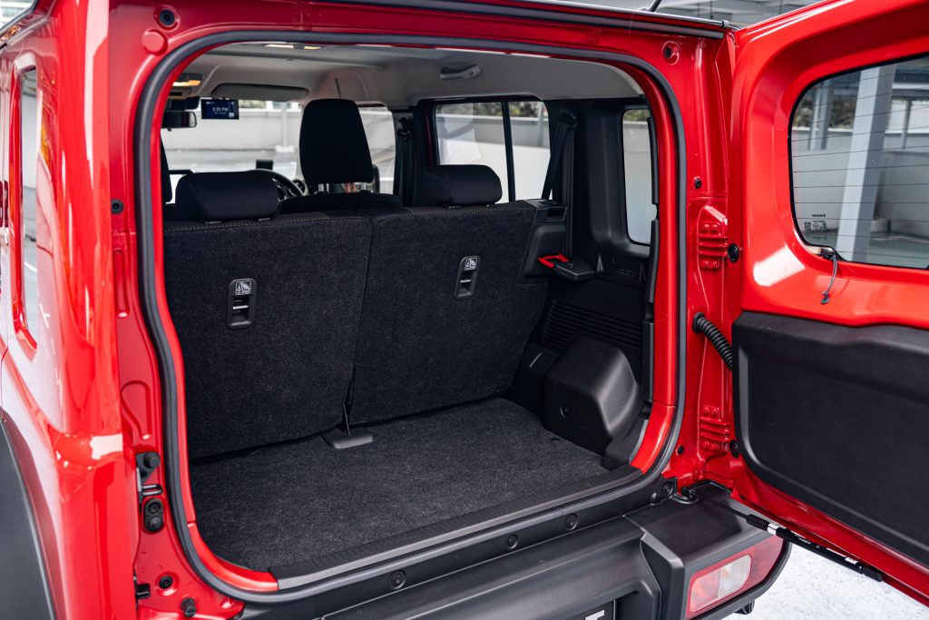 Suzuki Jimny 5-door boot