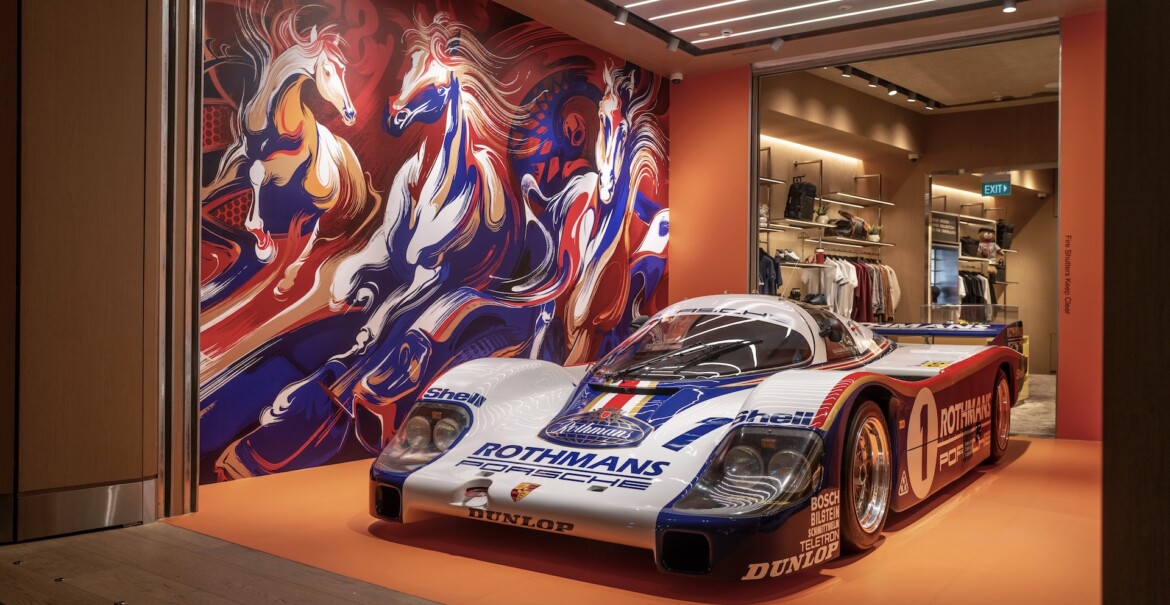 Porsche 956 at Jewel Changi Airport