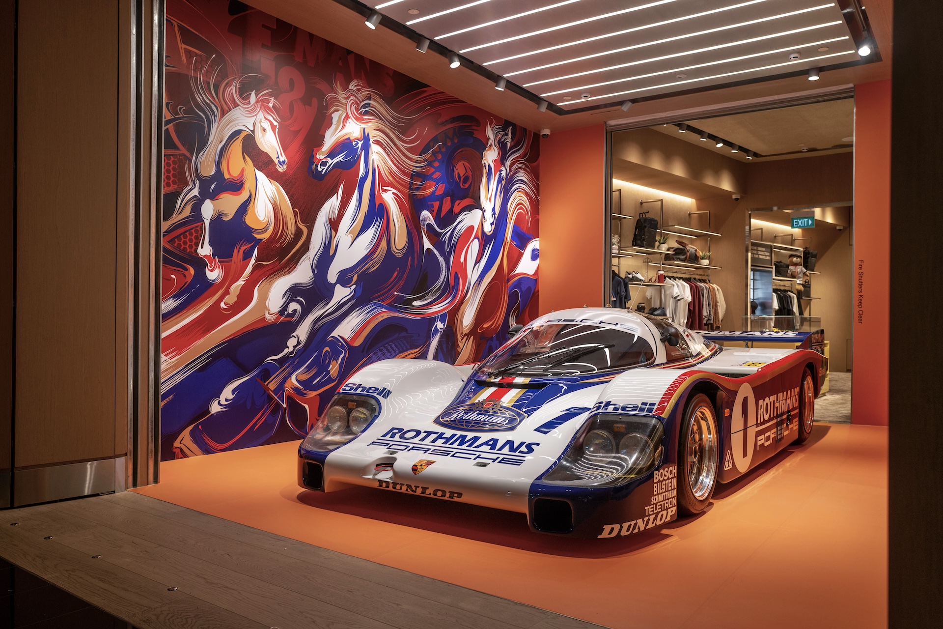 Porsche 956 at Jewel Changi Airport