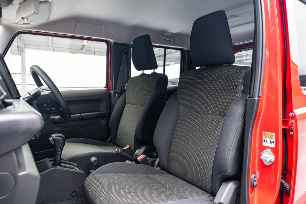 Suzuki Jimny front seats