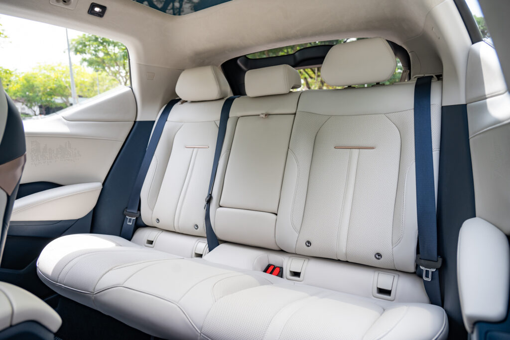 Zeekr X Urban rear seats