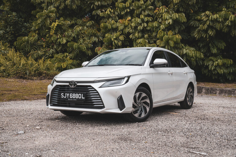 Front view of Toyota Vios