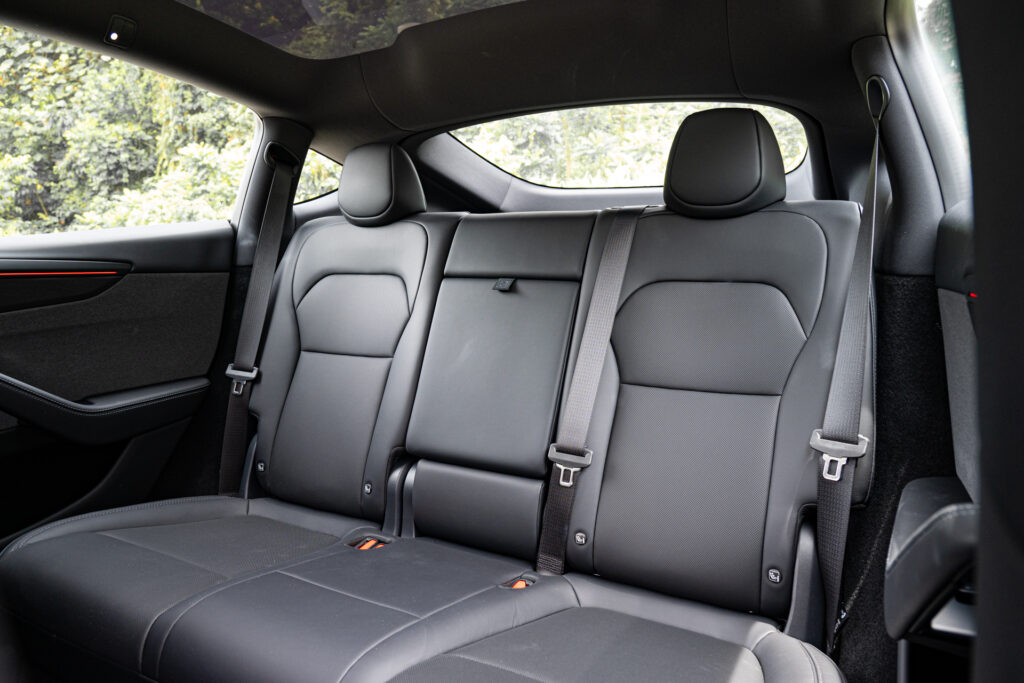 Tesla Model Y Long Range RWD rear seats