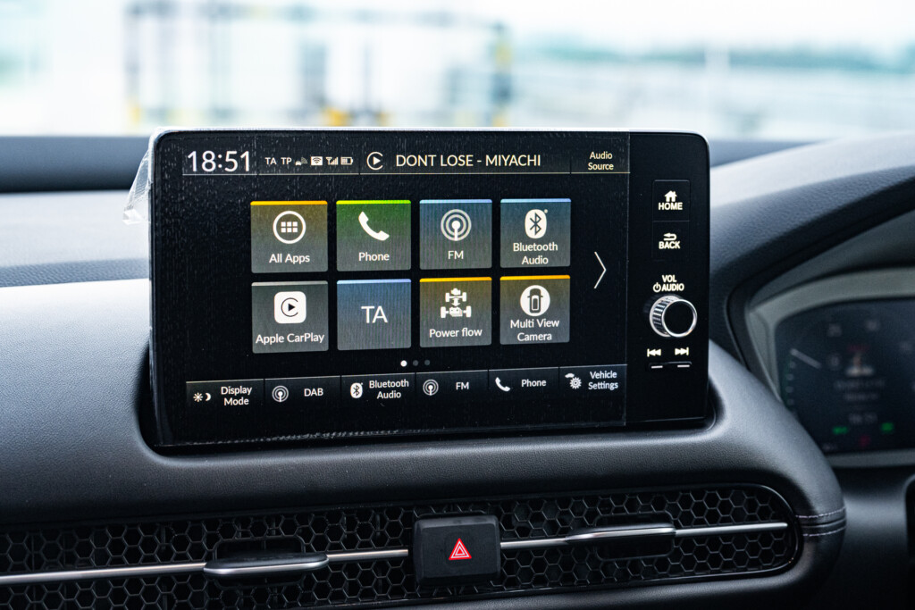 Honda ZR-V infotainment screen