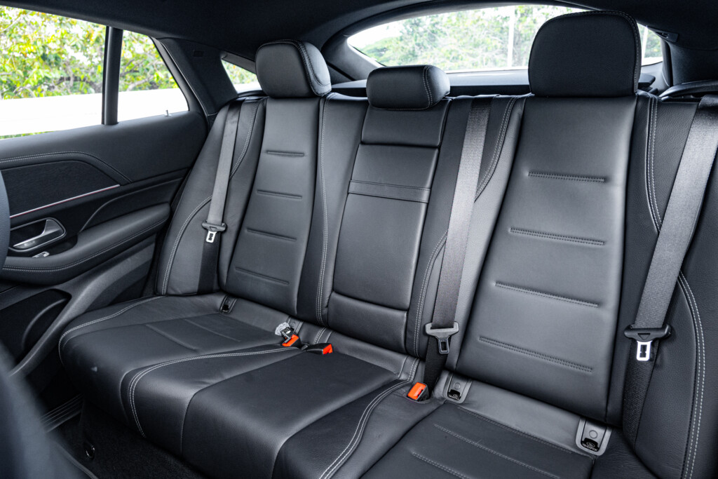Mercedes-Benz GLE400e Coupe rear seats