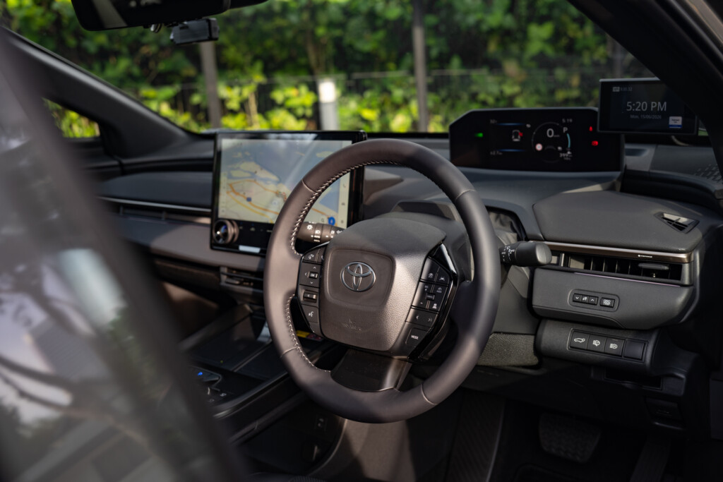 Toyota bZ4X steering wheel