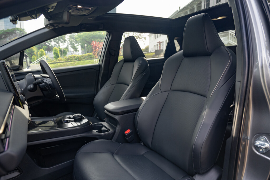 Toyota bZ4X front seats