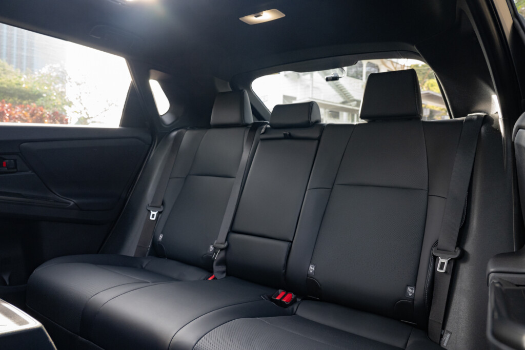 Toyota bZ4X rear seats