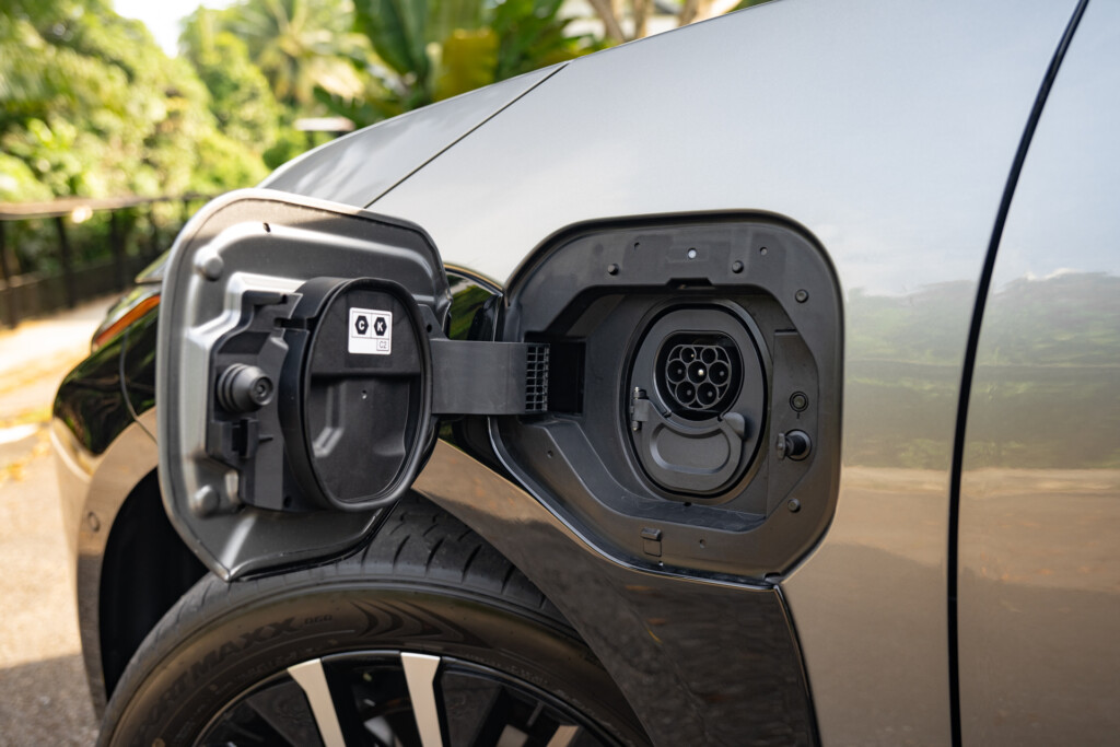 Toyota bZ4x charging port