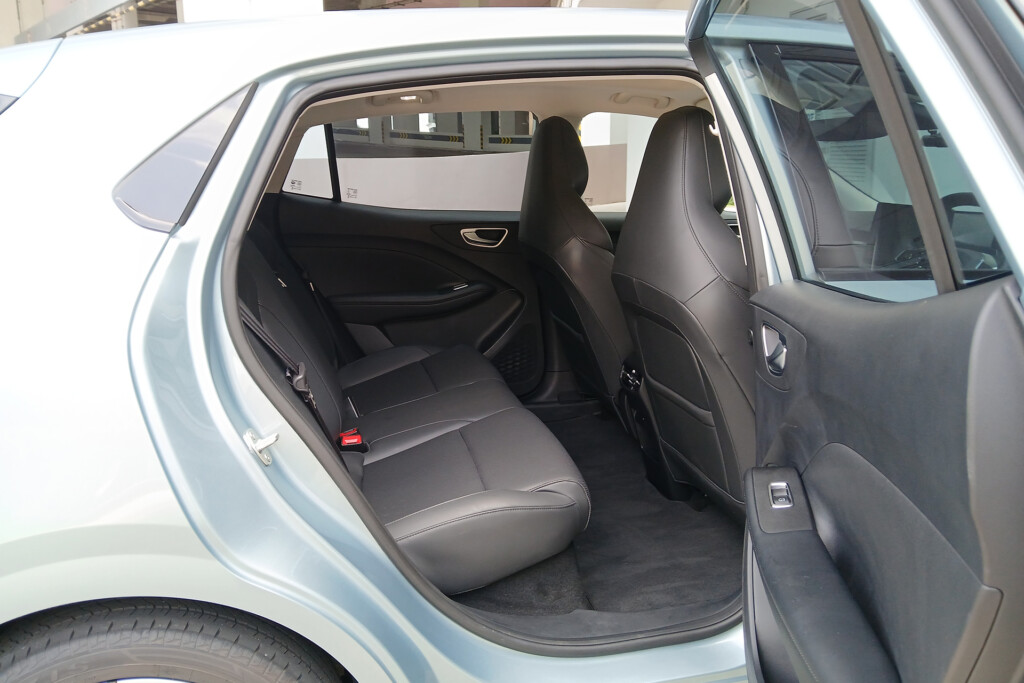 MG 4 Urban rear seats
